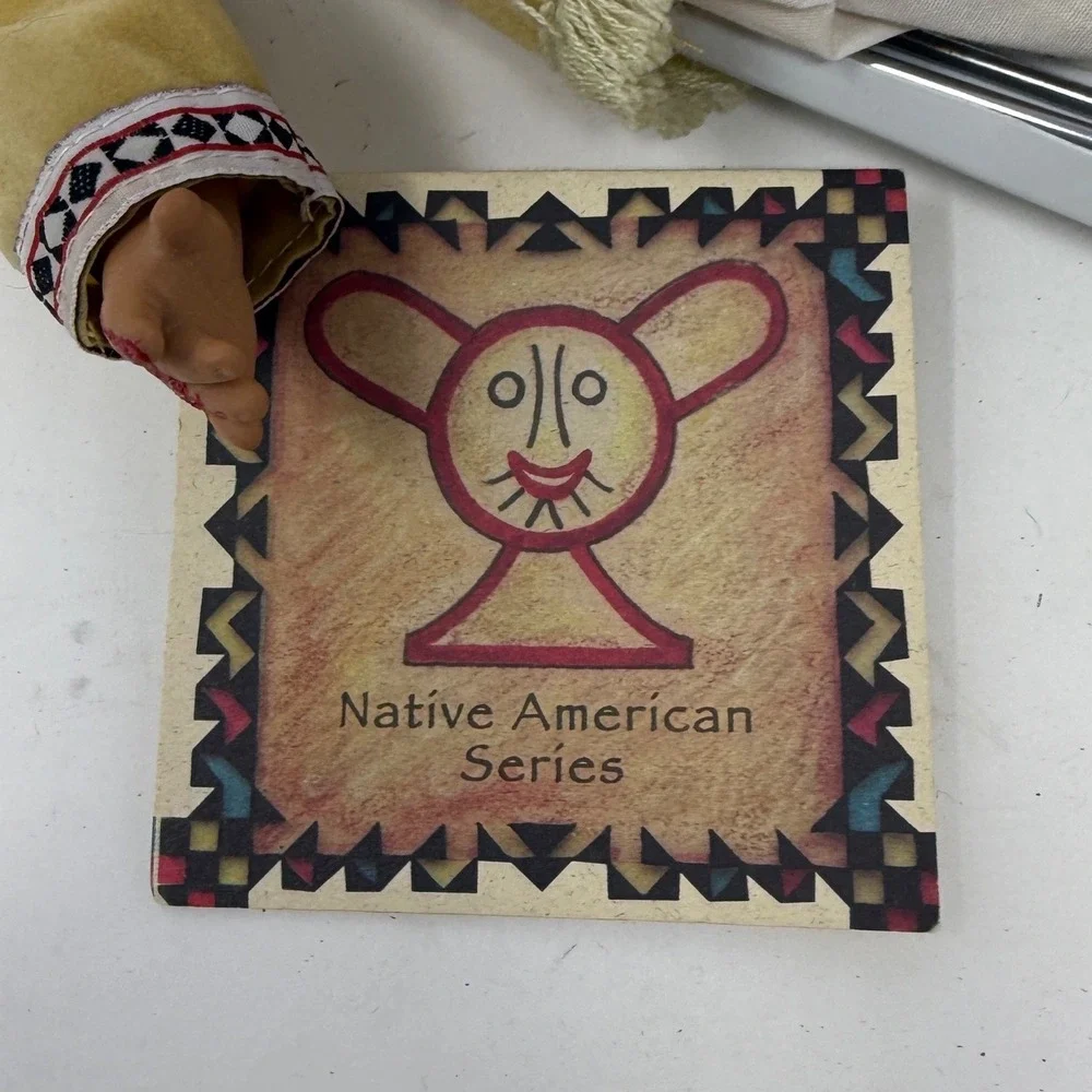 Native American Doll Shadow Cougar‎ Apache Brave Collector Doll with Tag